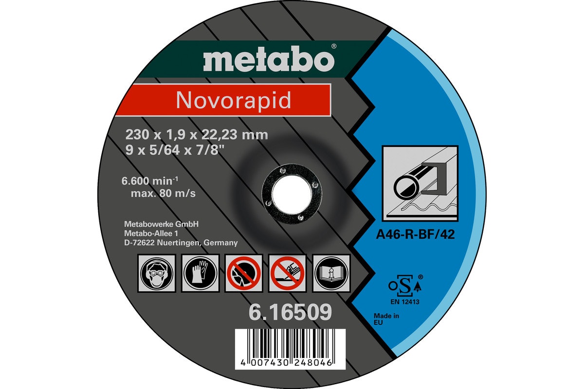 Metabo Novoflex & Novorapid Stahl Trennen