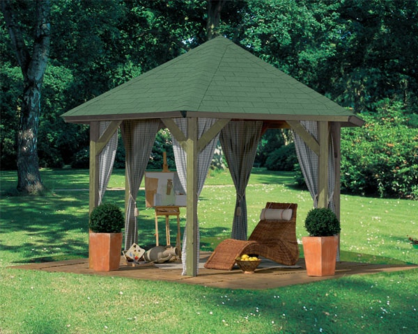 Karibu Sechseck Pavillons