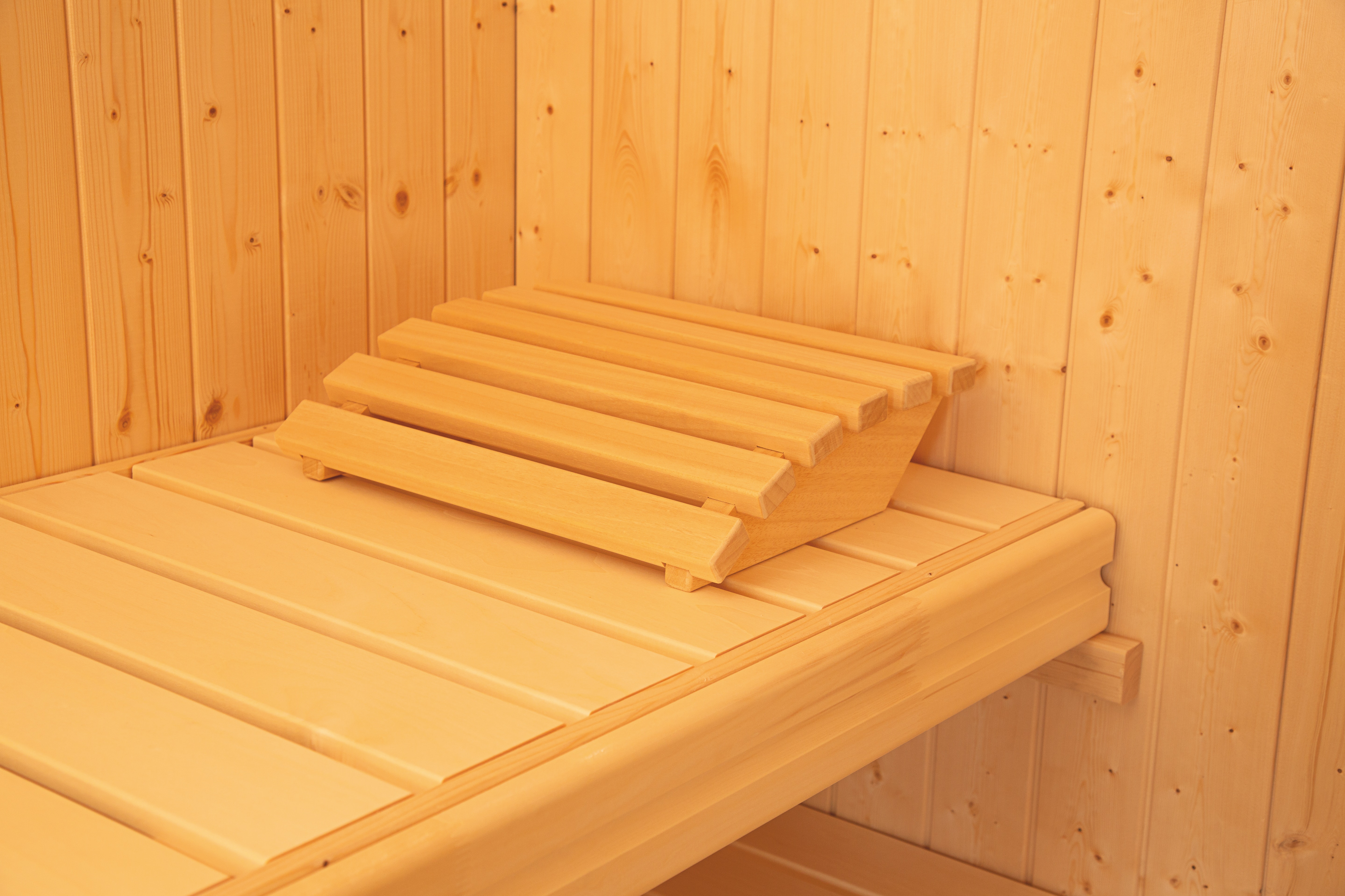 Wolff Finnhaus Sauna Kopfstützen