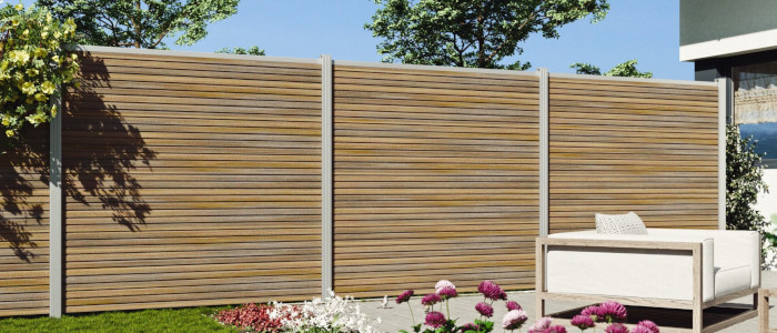 T&J WAREN Bausatz Sichtschutz Zaun