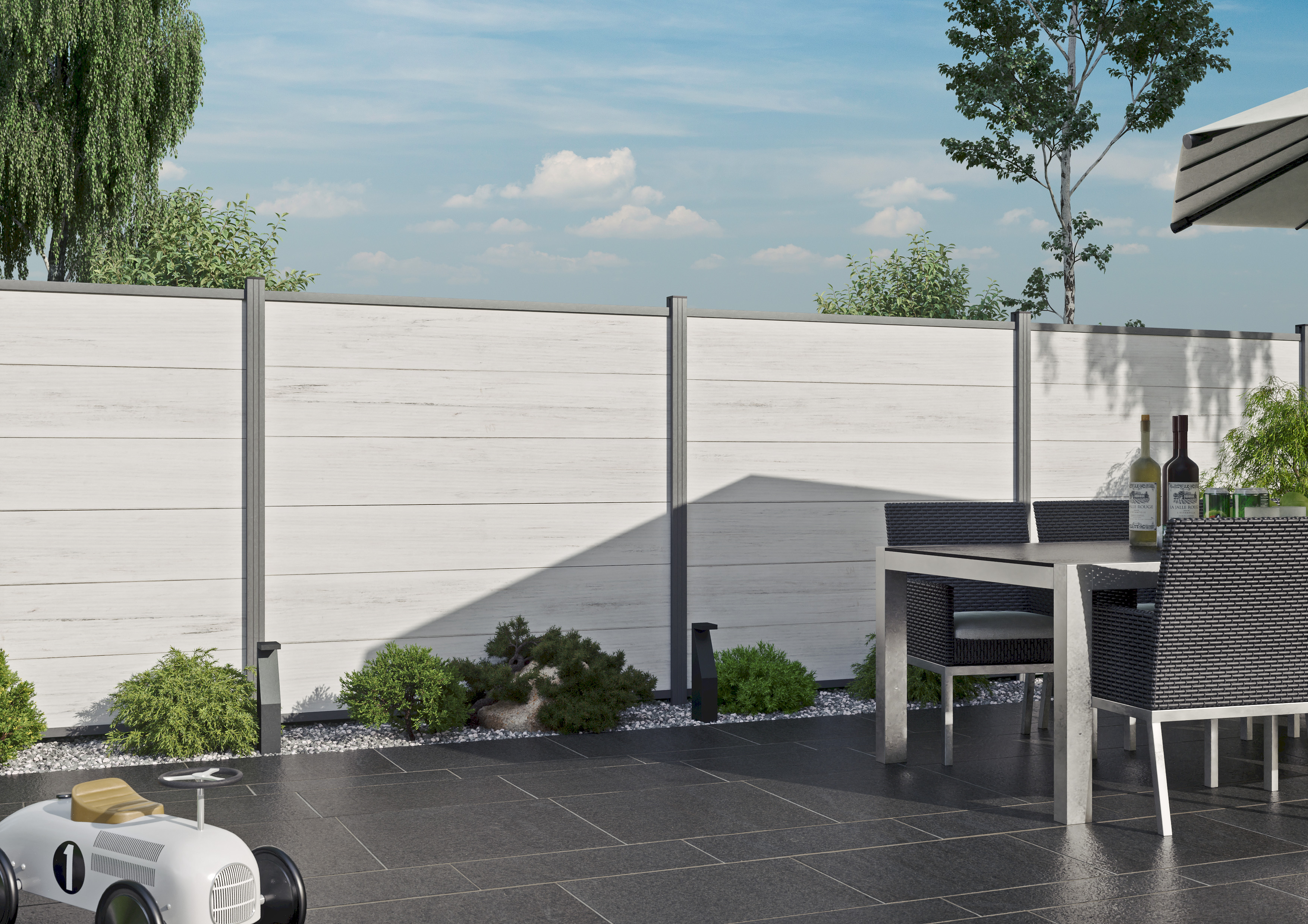 T&J ELZE Sichtschutz Zaun