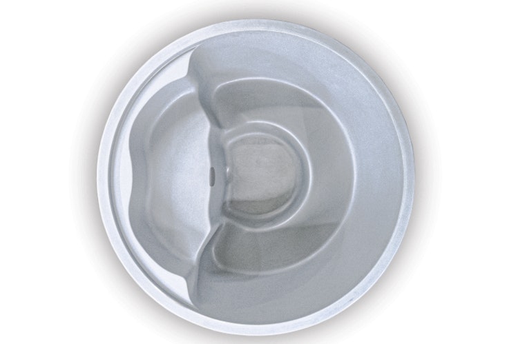 Wolff Finnhaus Badebottich Hot Tub Typ 3 Ø 200 cm mit Acrylwanne, Massagesystem & LED-Beleuchtung