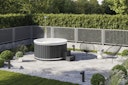 Vorschaubild Wolff Finnhaus Badebottich Hot Tub Typ 3 Ø 200 cm mit Acrylwanne, Massagesystem & LED-Beleuchtung