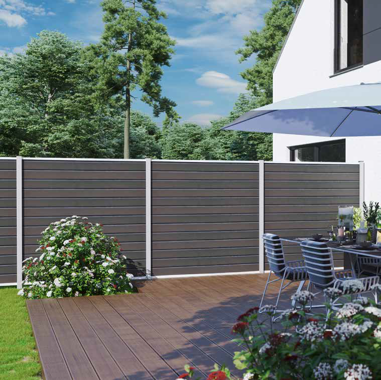 T&J WOLLBACH Sichtschutz Zaun