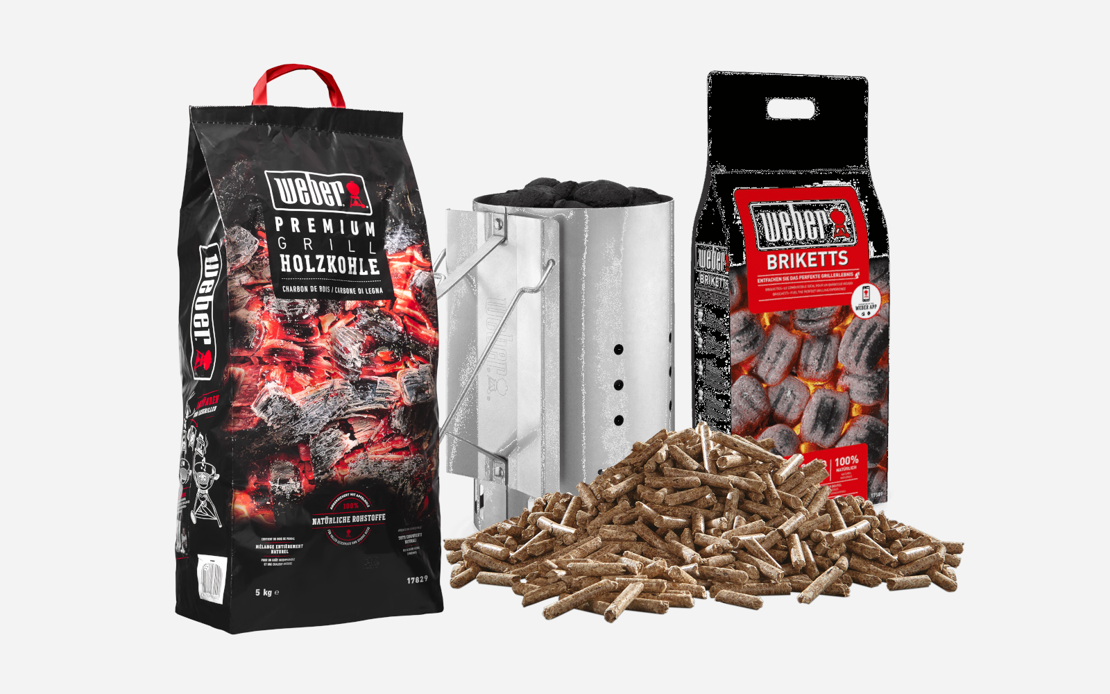 Weber Kohle, Briketts & Pellets