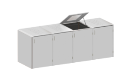 4er Mülltonnenboxen