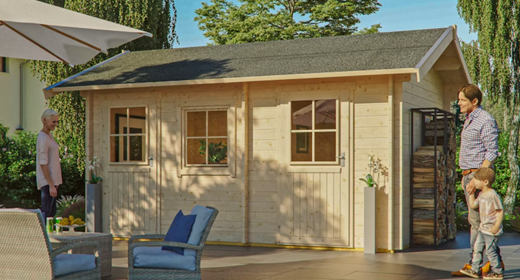 Skan Holz Blockbohlenhäuser 45 mm