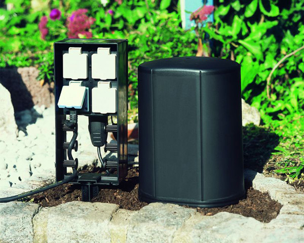 Gartensteckdosen für Teichtechnik