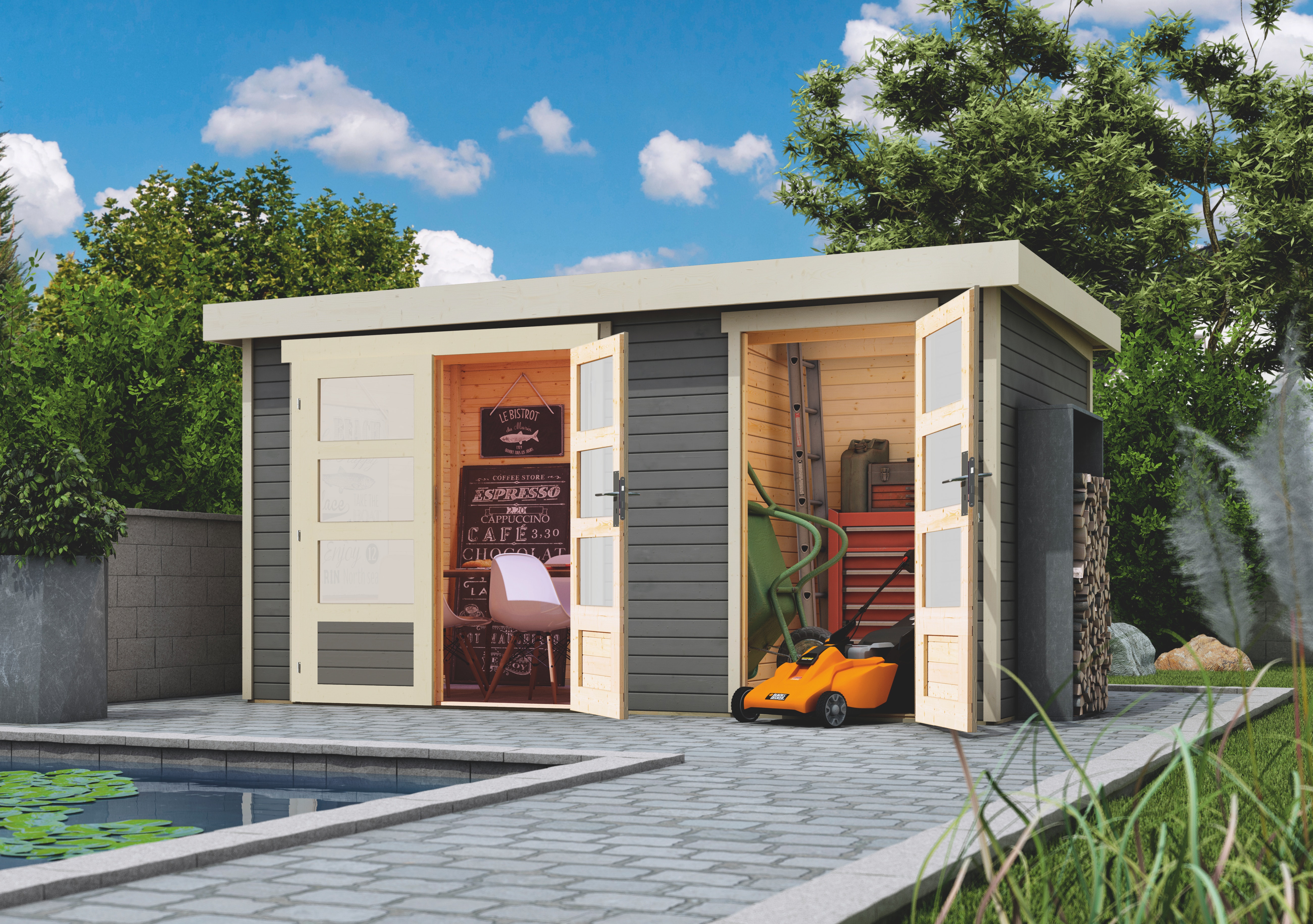 Wolff Finnhaus Zweiraum Gartenhäuser