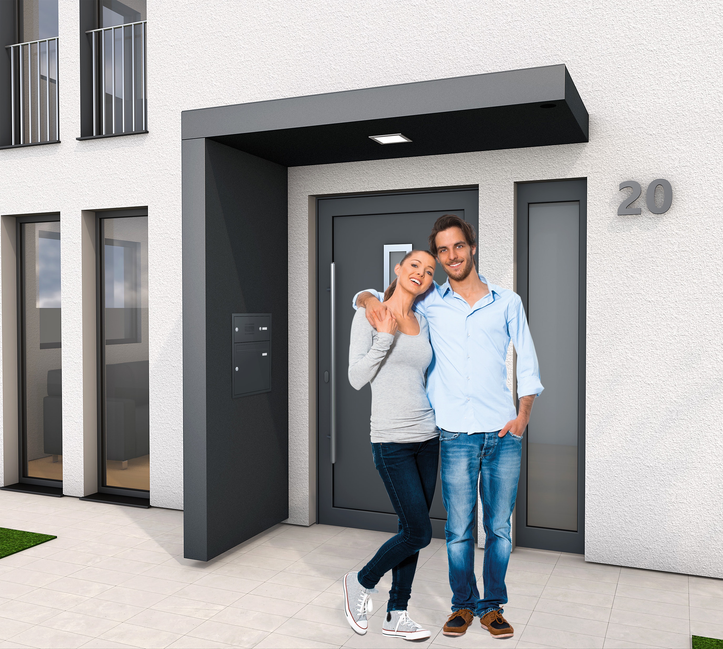 Vordächer aus Edelstahl