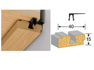 Meister Vierkant-Deckenabschlussleisten