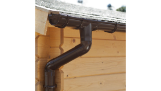 Palmako Dachrinnen für Gartenhäuser
