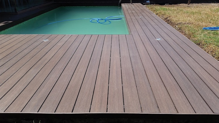 Fiberdeck Premium WPC-Terrassendiele RHK Ipé 23 x 138 mm