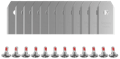 Segway Navimow Long-Life-Ersatzmesser 12 Stück, inkl. SchraubenVorschaubild