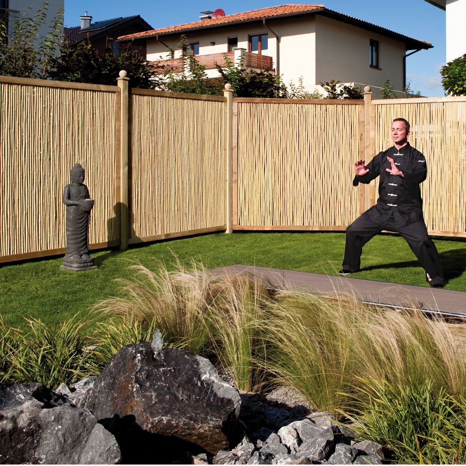 TraumGarten BAMBU Bambus Sichtschutz Zaun