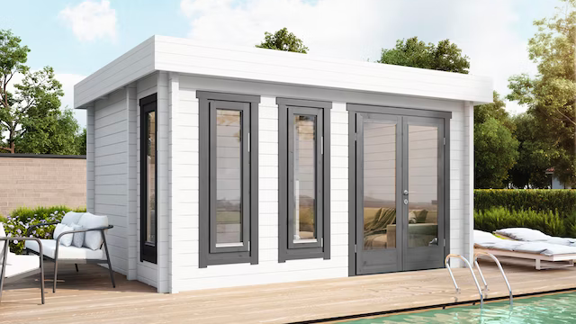 Wolff Finnhaus Saunen mit Vorraum