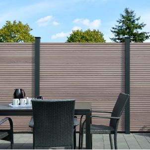 OSMO Juel Aluminium Sichtschutz Zaun