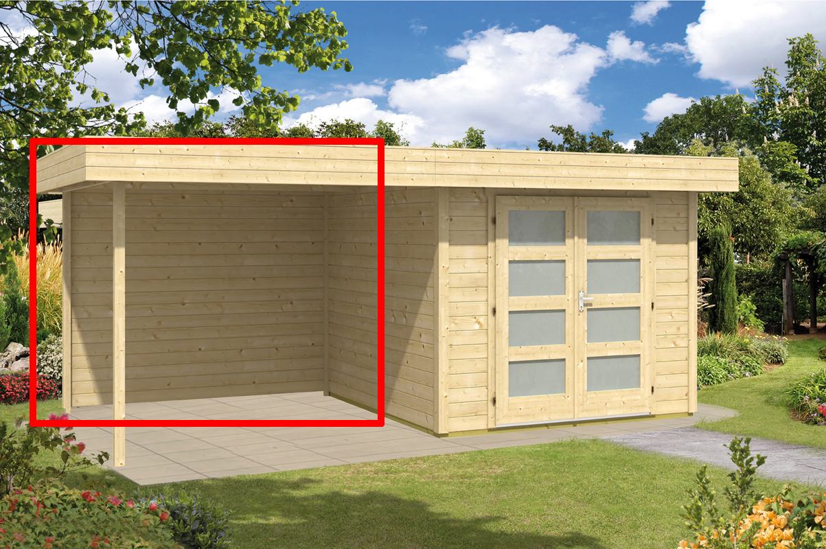 Wandelemente & Co. für Gartenhäuser