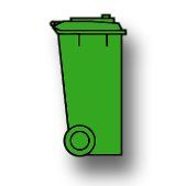 Abfallbehälter 80/120 Liter