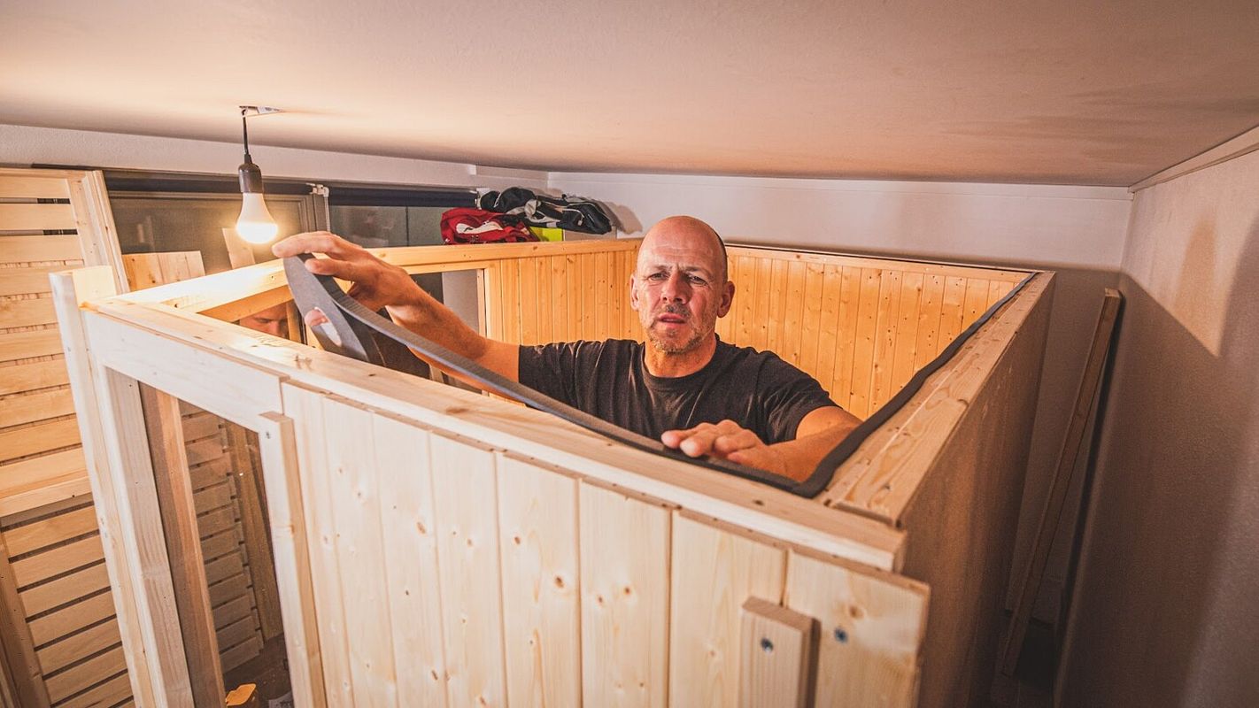 Sauna abdichten