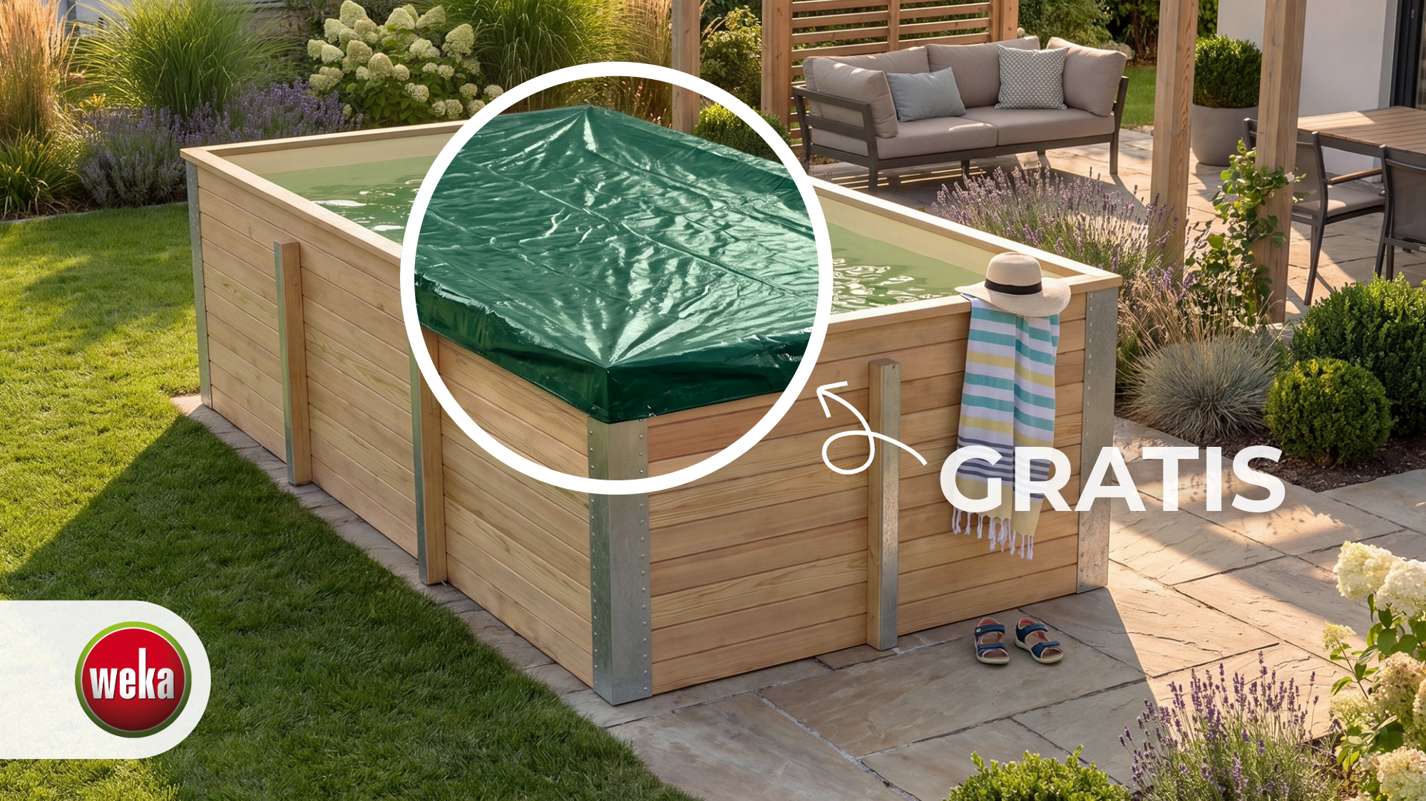 Weka Pool Abdeckplane geschenkt!