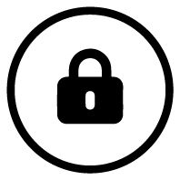 Symbol Vorhängeschloss