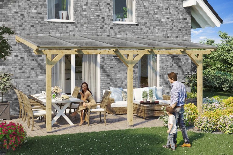 10% auf Terrassendach