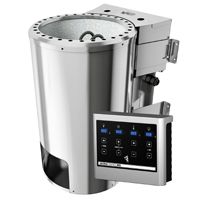 230 V Plug and Play - Bio-Kombiofen 3,6 kW mit externer Multifunktionssteuerung Easy