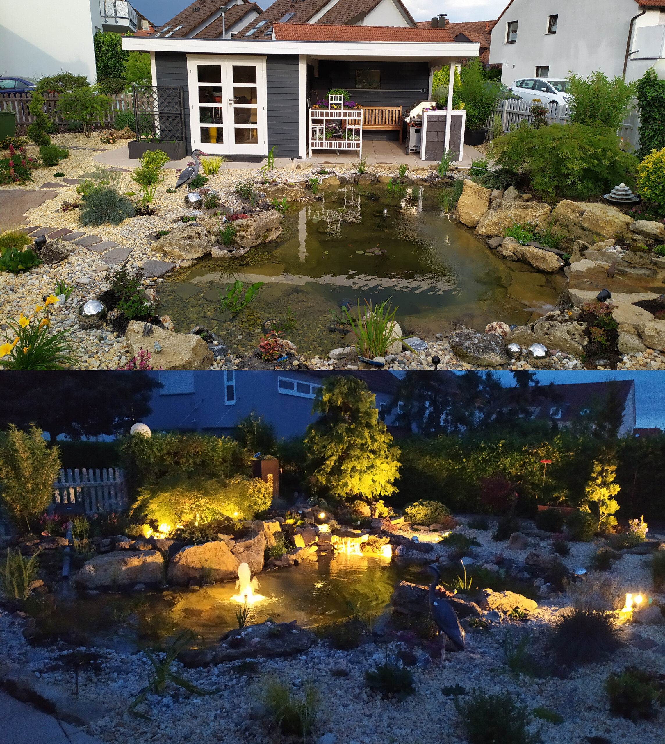 Gartenhaus + Teichanlage Content Bild