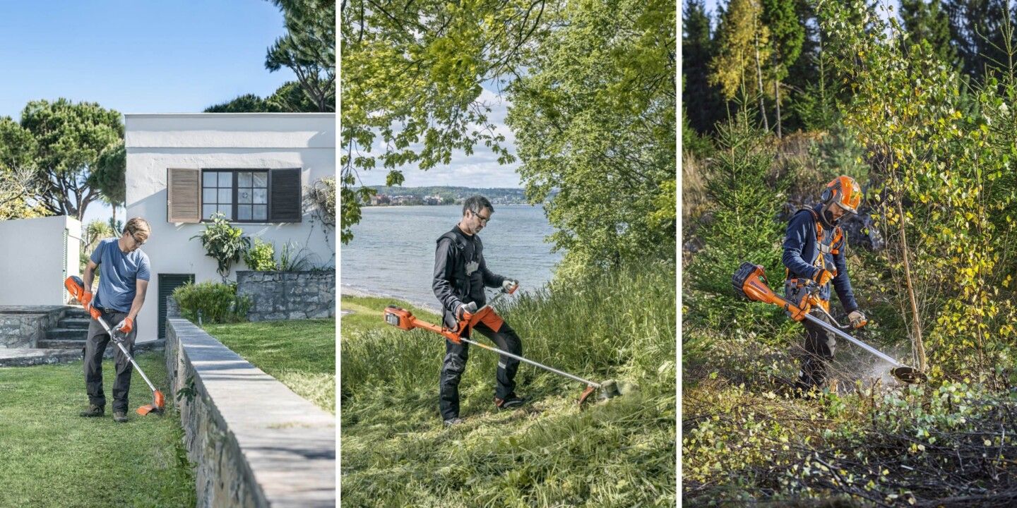 Für jeden Zweck die passende Lösung: Husqvarna Trimmer, Sensen und Freischneider!