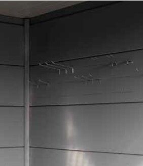 Telluria Gerätehaus mit Innenwandpaket