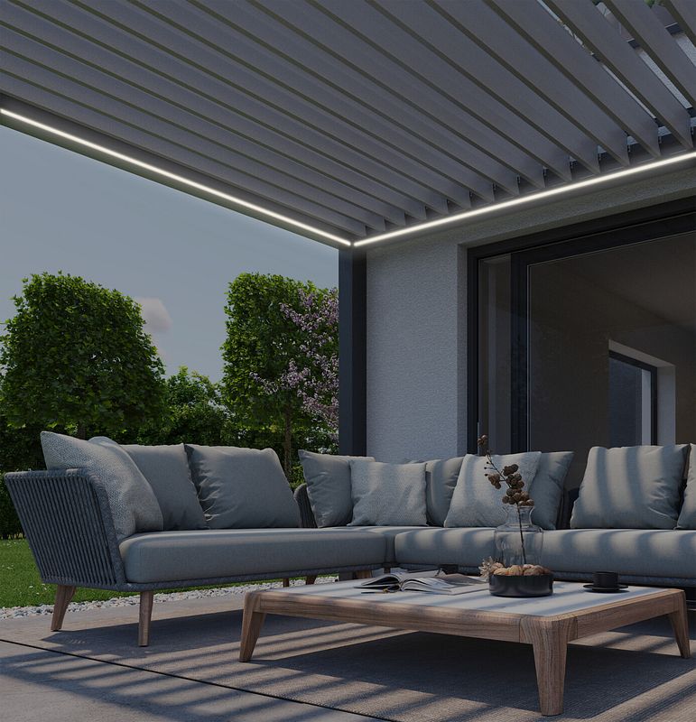 Biohort LED-Beleuchtung warmweiß für Biohort Pergola
