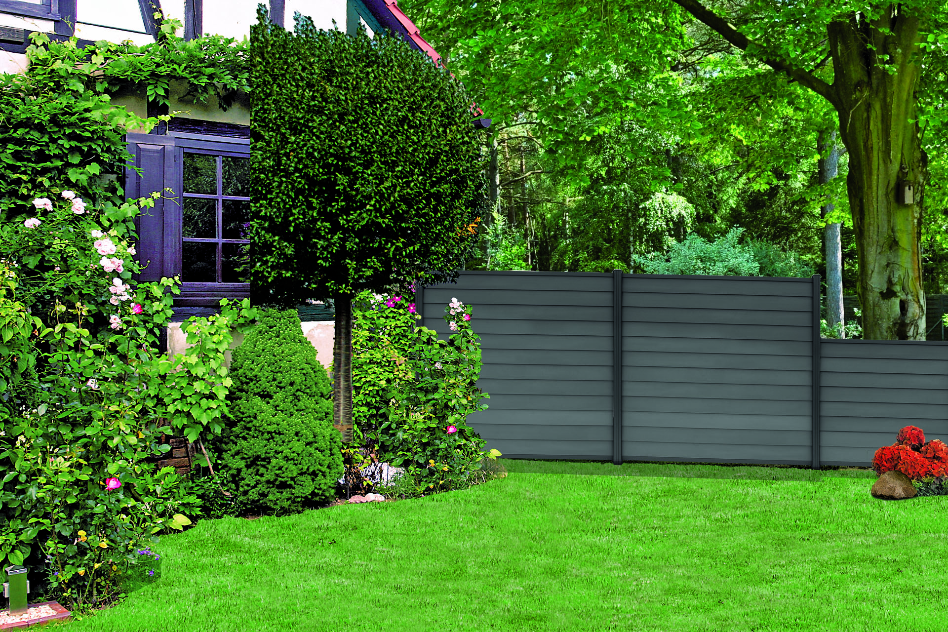 T&J SKÄR Sichtschutz Zaun