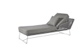 Diamond Garden Daybed MILOS rechts, Edelstahl Dunkelgrau / Rope Dunkelgrau / Sunproof (100 % Polypropylen)Vorschaubild