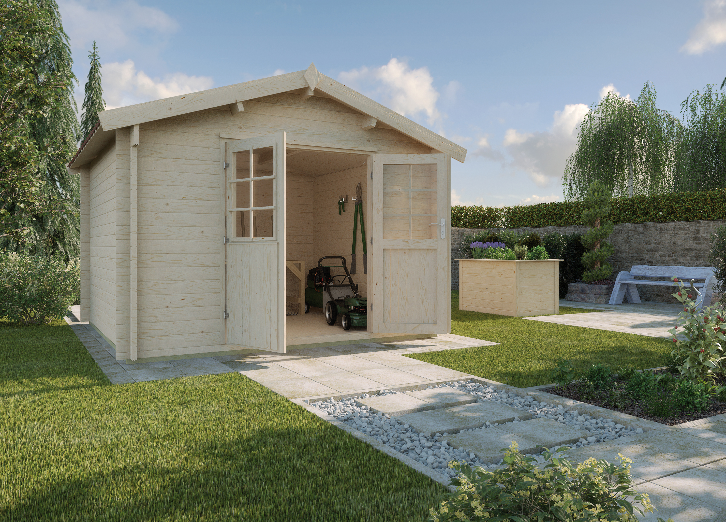 Satteldach Gartenhäuser