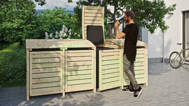 T&J Mülltonnenboxen