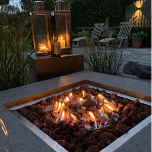 Gas Feuerstellen für den Garten