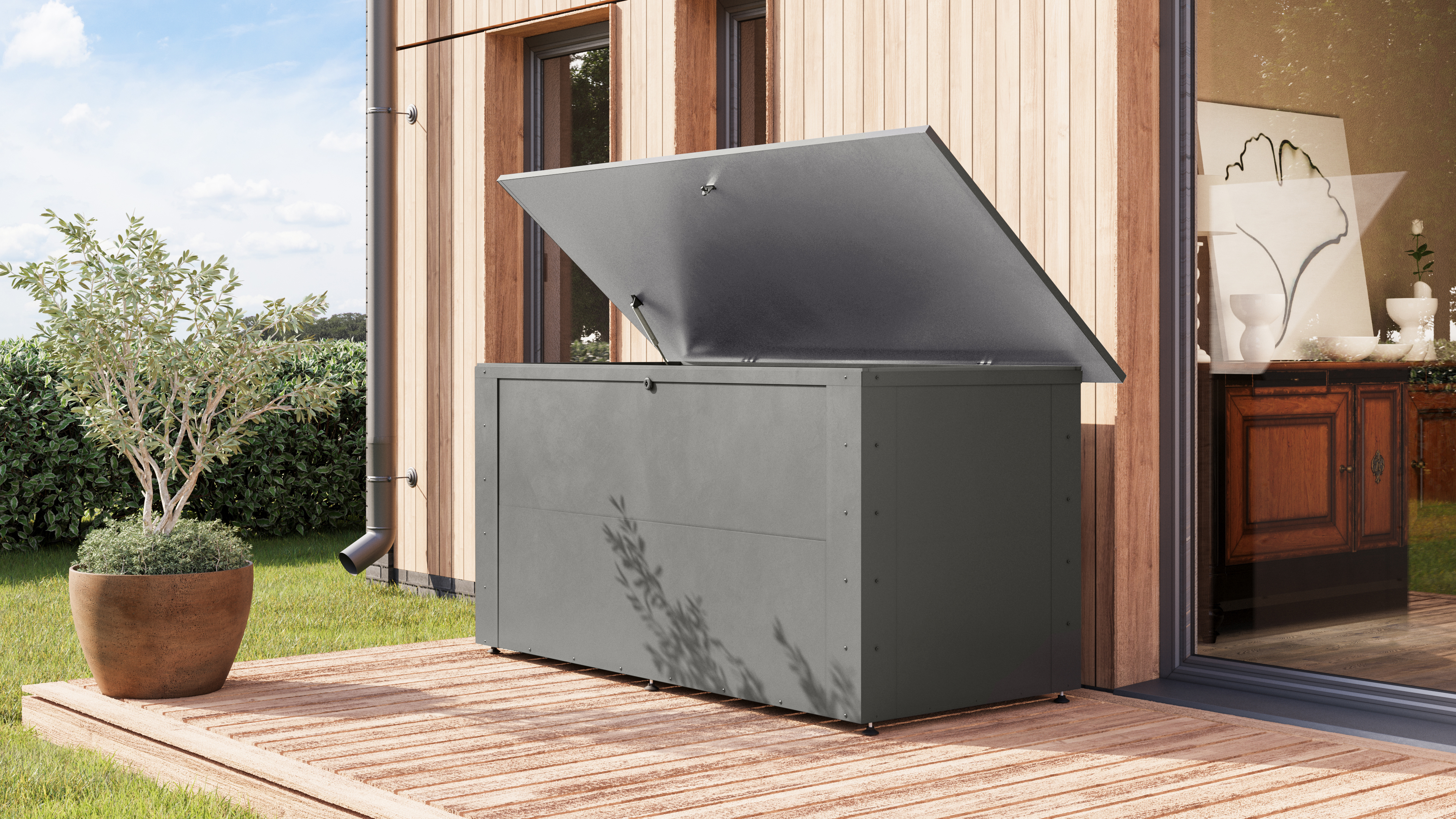 Karibu Metall Gartenbox
