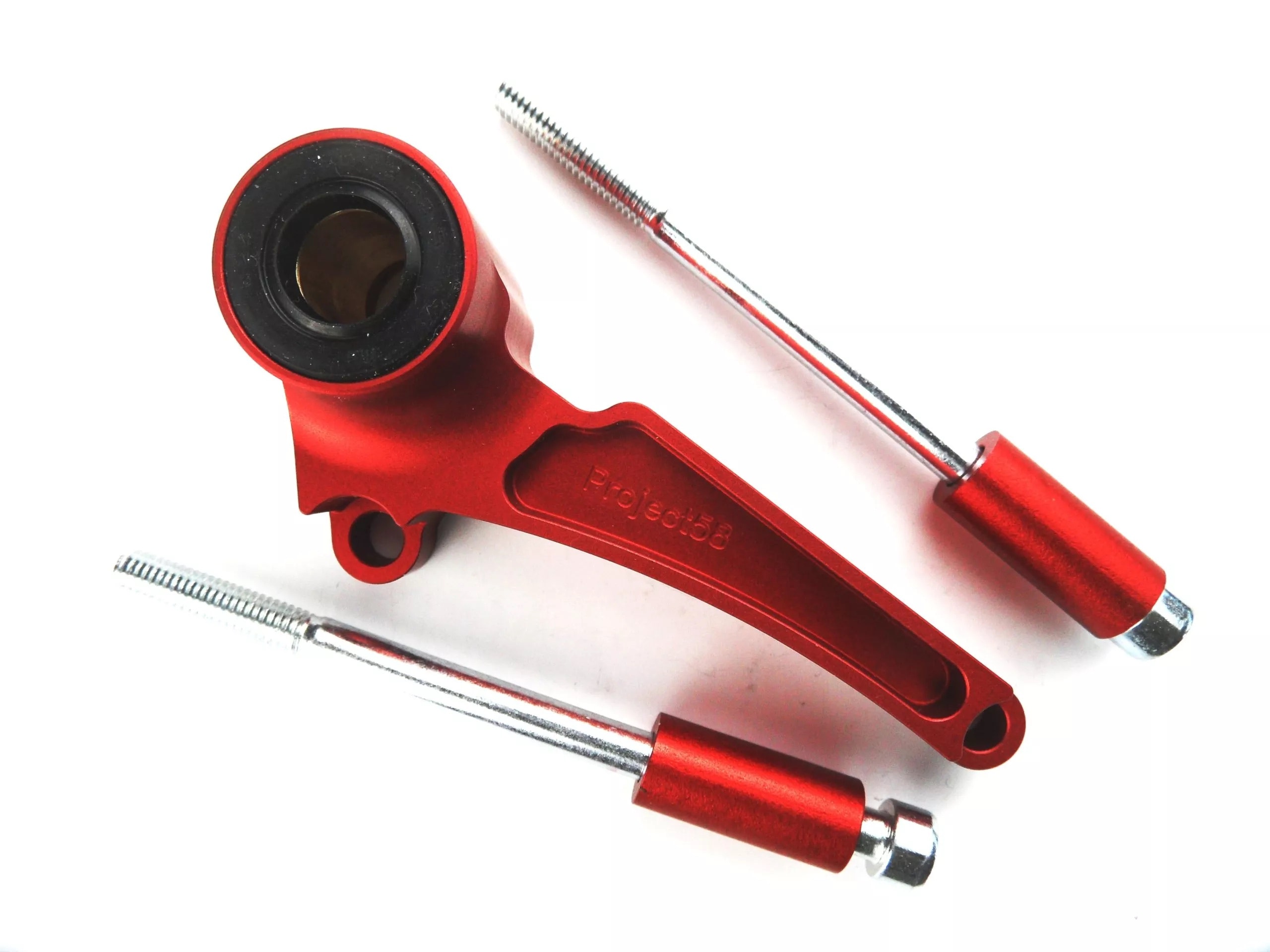 Schaltwellenabstützung Pitbike