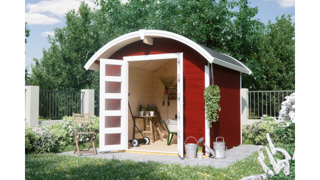 Skan Holz Tonnendach Gartenhäuser