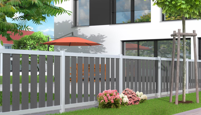 TraumGarten WPC Vorgartenzäune