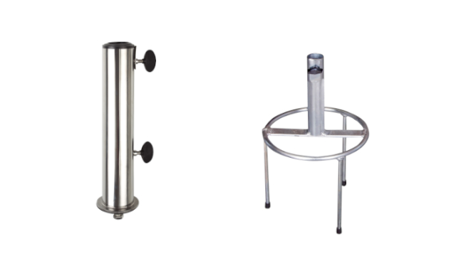 doppler Rasendorne, Bodenanker & Standrohre