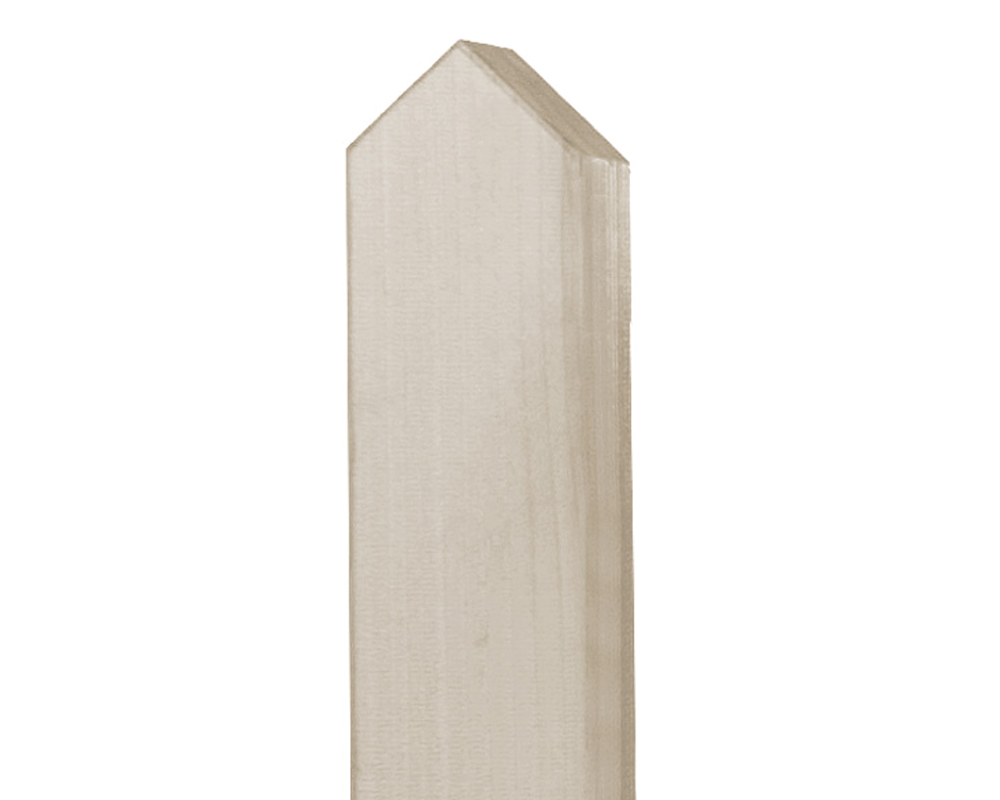 BM Zaunpfosten 90 x 90 mm vierkant Fichte Spitzkopf farbig