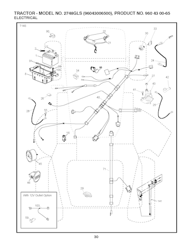 Husqvarna Gartentraktoren 96043006500 2748GLS