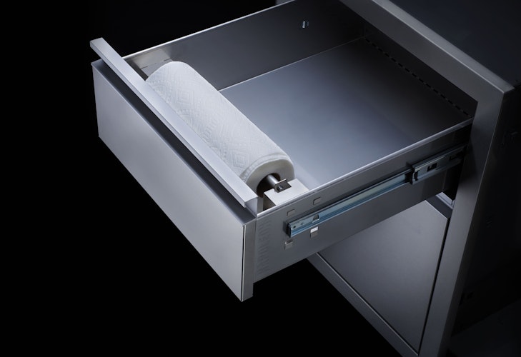 NAPOLEON Einbau-Türe & Mülleimer- Kombination klein (91 x 61 cm) (BI-3624-1D1W)