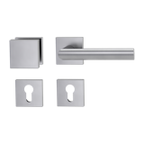 Griffwerk Wechselgarnitur OVIDA Quattro Edelstahl matt - KlipptechnikZubehörbild