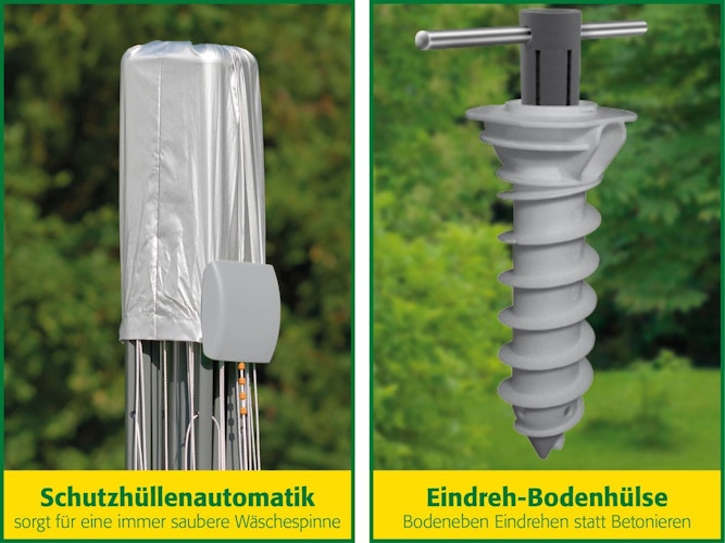 Juwel Wäschespinne FUTURA ELEGANT XXL LIFT