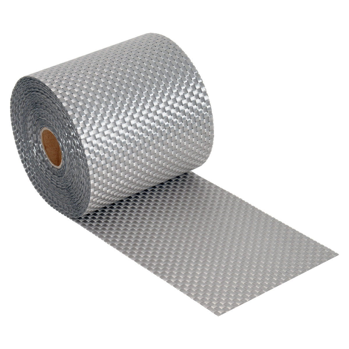 NOOR Zaunblende Rattan chrom 0,19 x 2,55 m  830 gr/m² Sichtschutzstreifen
