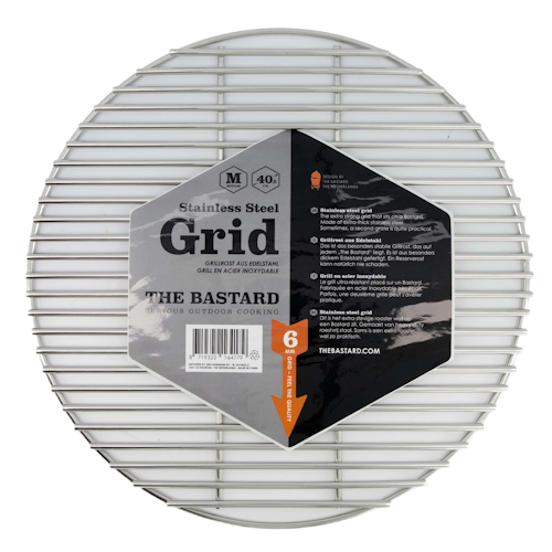 The Bastard Grillrost Edelstahl MEDIUM 40 cm