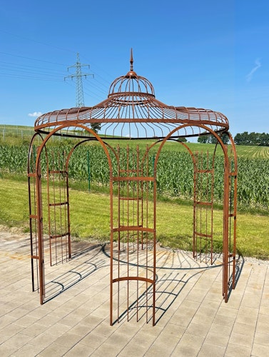 Badeko Pavillon „Sonnenschein“ in Edelrostoptik